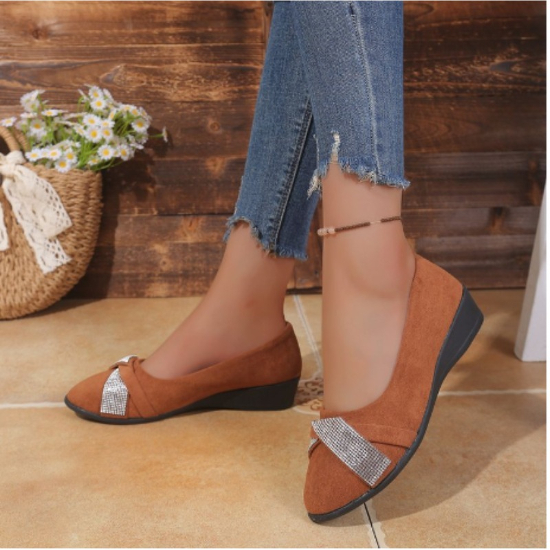 Women Shoes Elegant - Temperament Ballet Shoes, Low-heeled Comfortable and