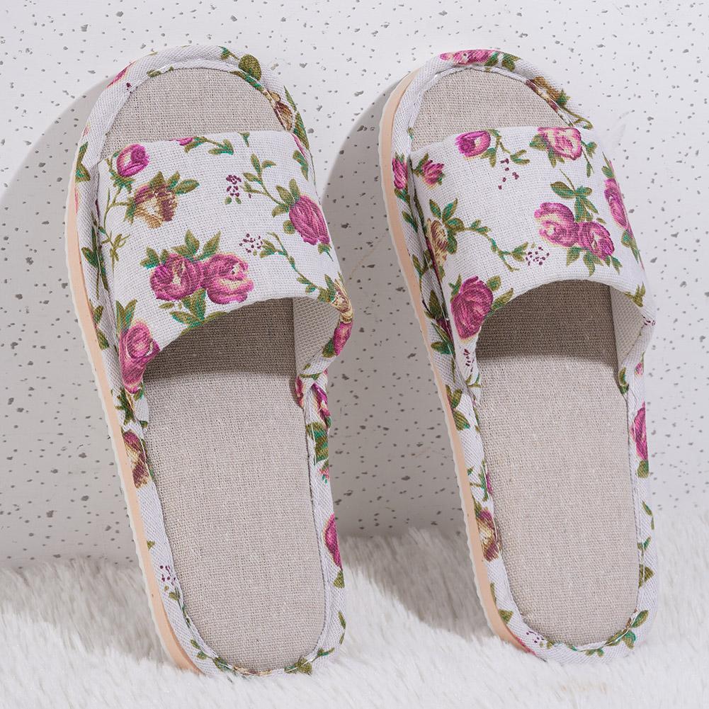 Women'S Shoes Everyday - Comfortable Flax Slipper Fashion Slippers Casual