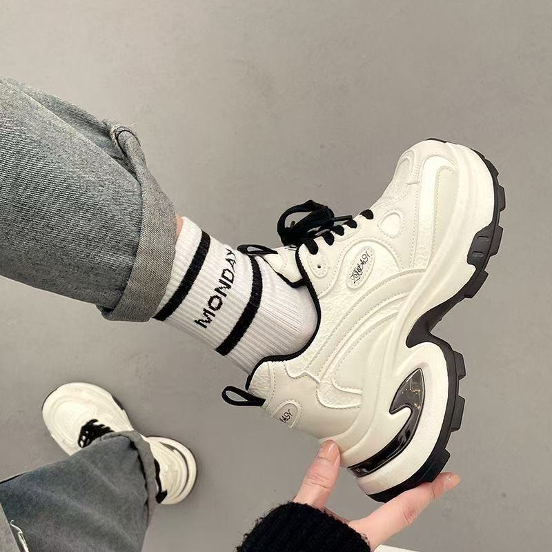 Women Shoes Hong Kong - Retro waterproof Hong Kong style thick