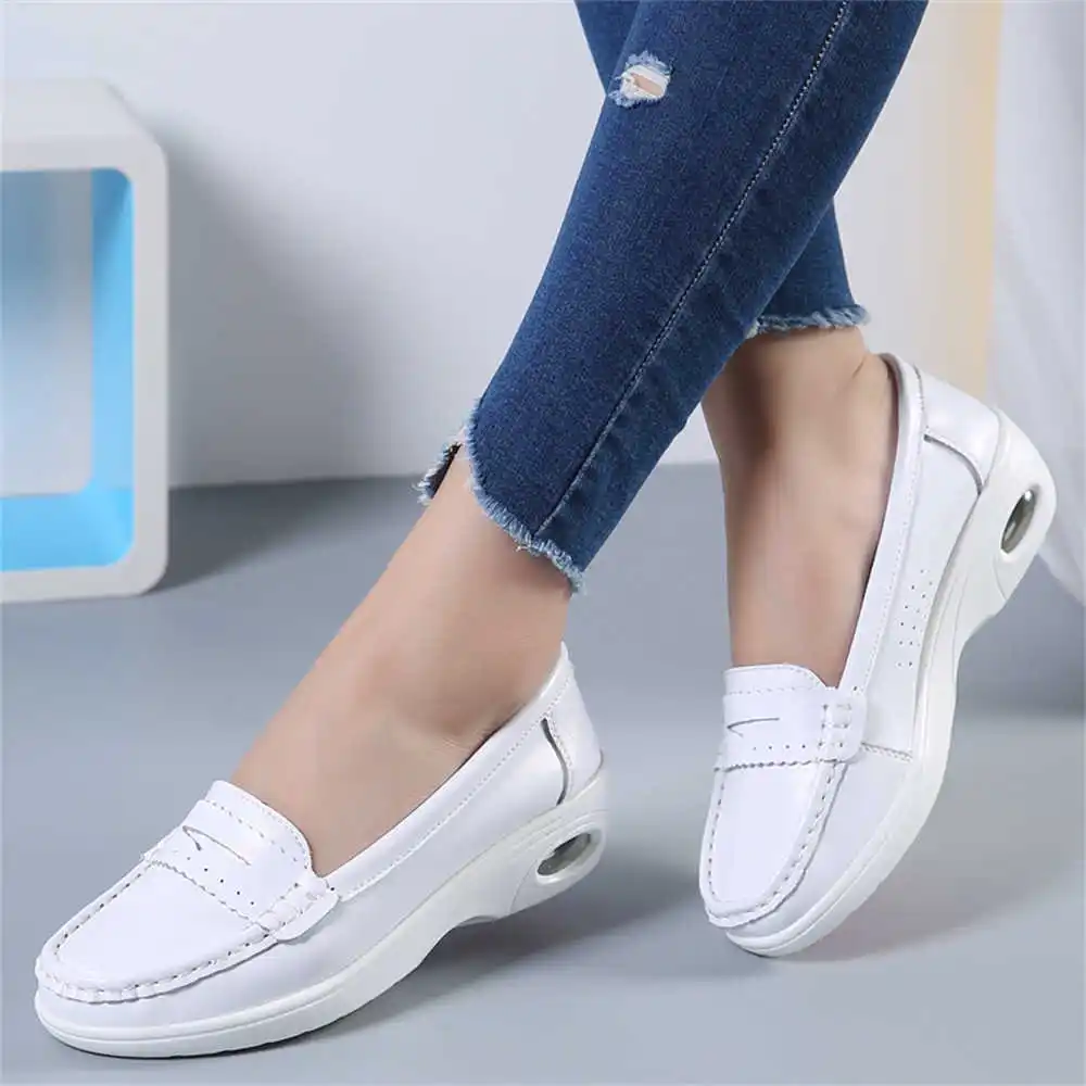 Thick Sole Slipon White Traine - Women Shoes Made In Italy avis et prix