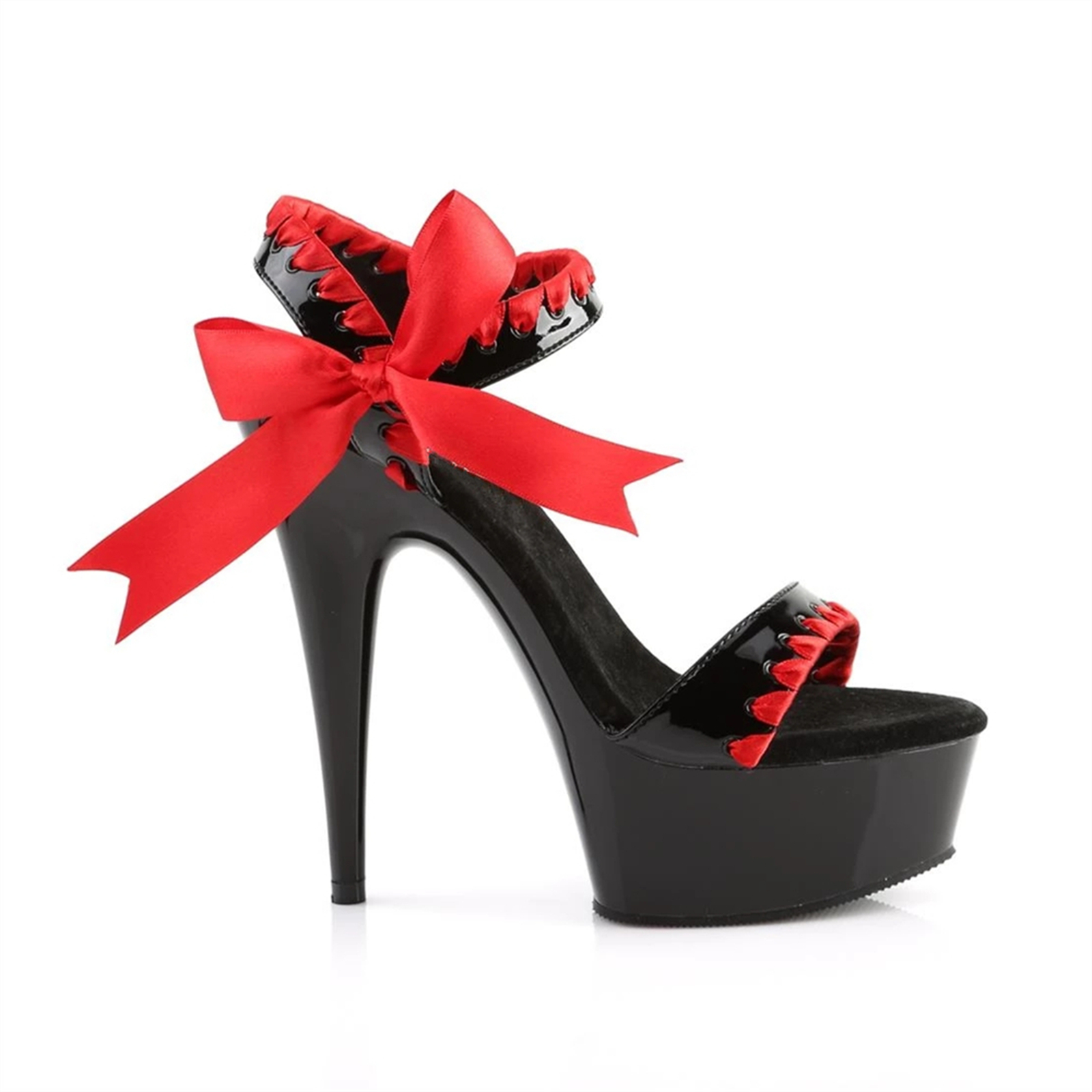 Neo Gothic Heels 15cm - Black  - Wide Fit Heels avis et prix