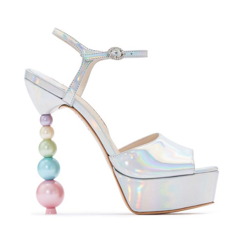 Sweet Pastel Leather Platform  - Peep Toe Heels avis et prix