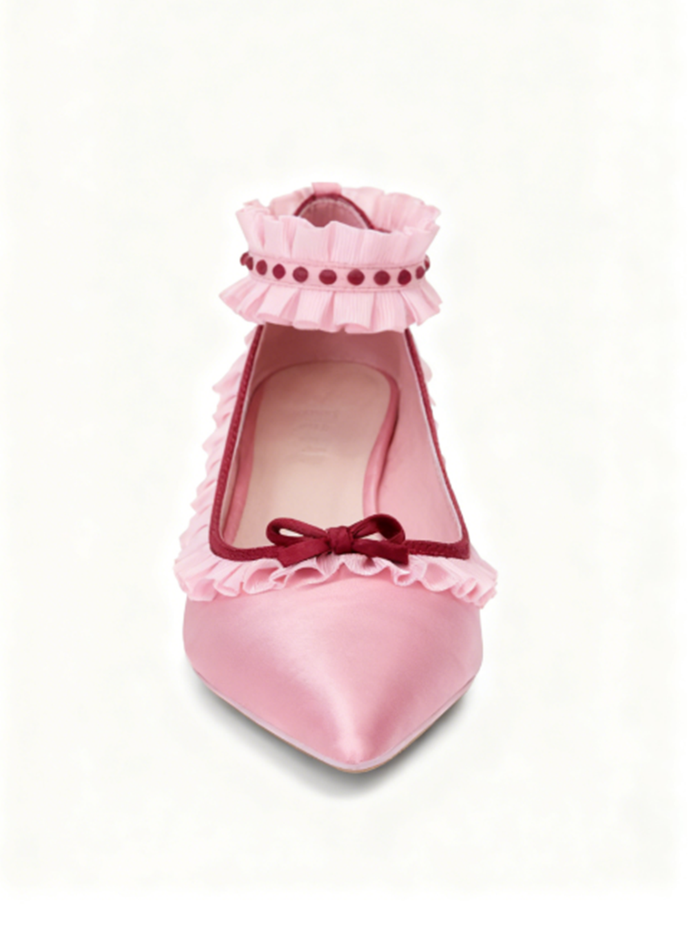 Soft Playful Style Blush Satin - Women Shoes Elegant avis et prix