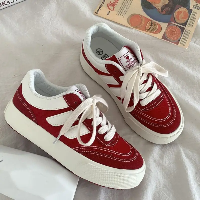 2024 New Red Women Vulcanize S - Women Shoes Vans avis et prix
