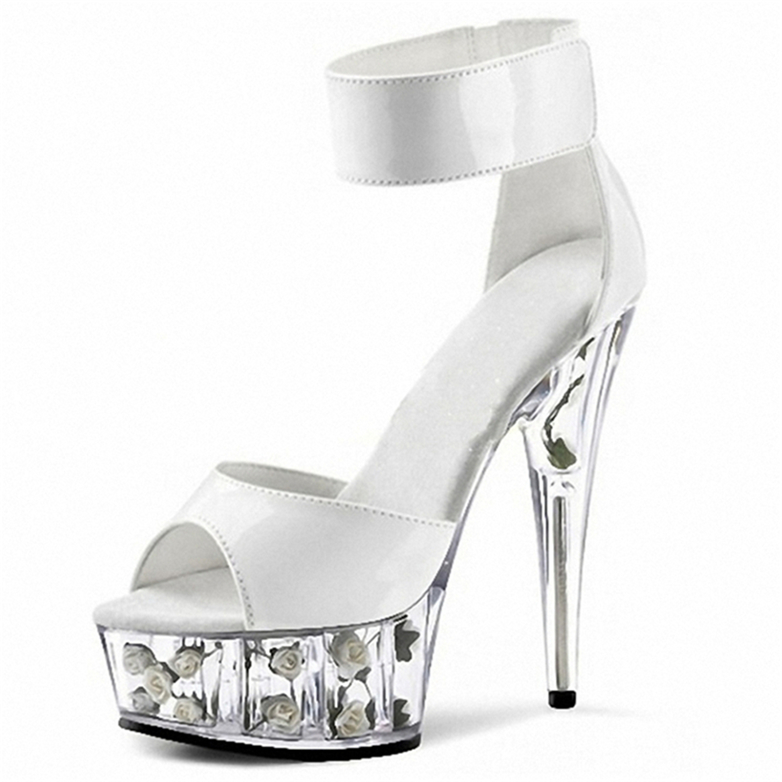 Neo Gothic Heels 15cm - Black  - Wide Fit Heels avis et prix