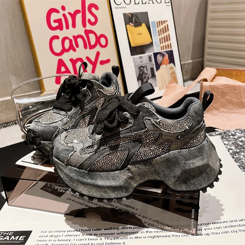 Women's Sneaker Crystal Platfo - Women'S Shoes Hike avis et prix