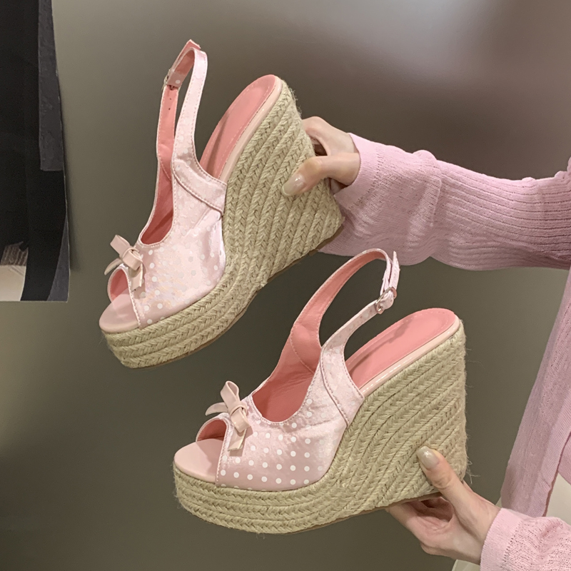 Aneikeh Summer Thick Soled Gra - Wide Fit Heels avis et prix