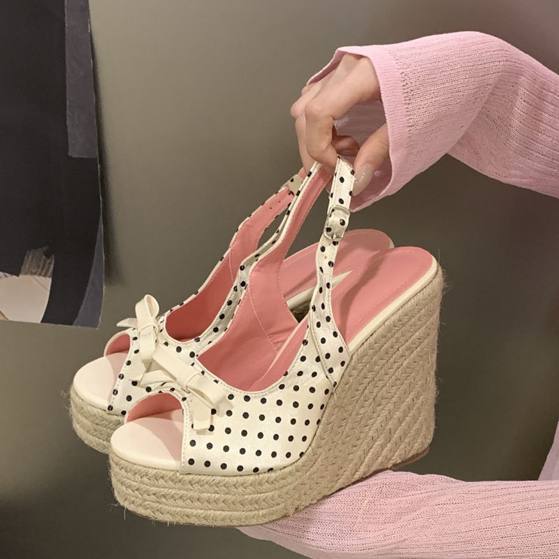 Aneikeh Summer Thick Soled Gra - Wide Fit Heels avis et prix