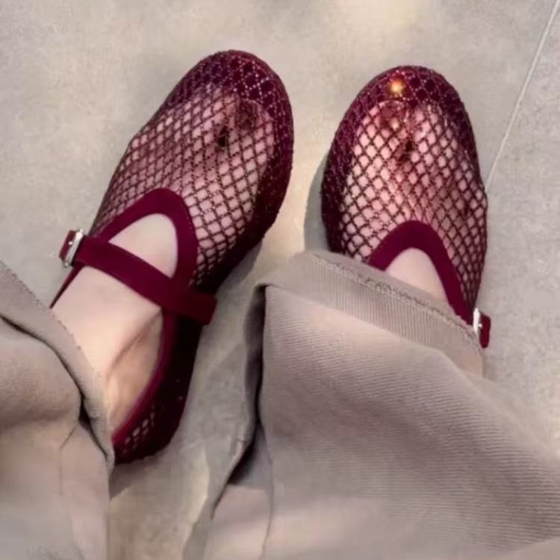 Hollow Rhinestone Baotou Sanda - Women'S Shoes Everyday avis et prix