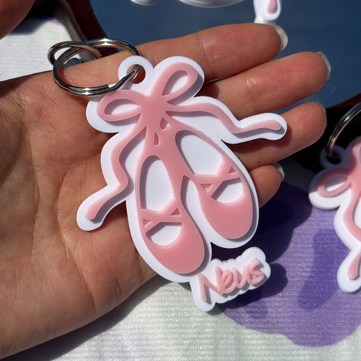 Custom Name Acrylic Keychain P - Women Shoes Name avis et prix