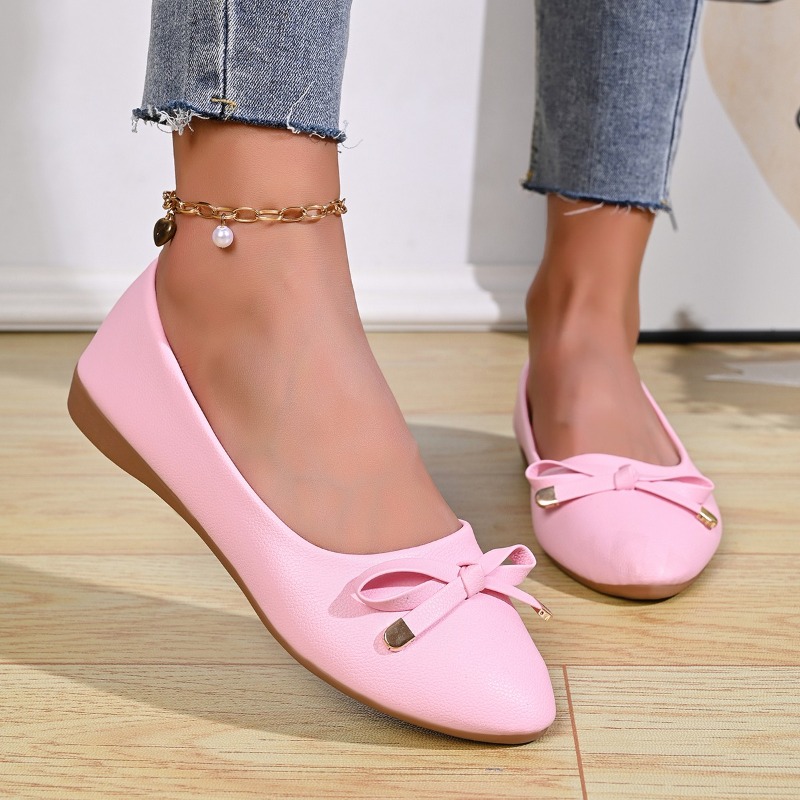 Bow Shallow Mouth Soft Sole Co - Women Shoes Elegant avis et prix