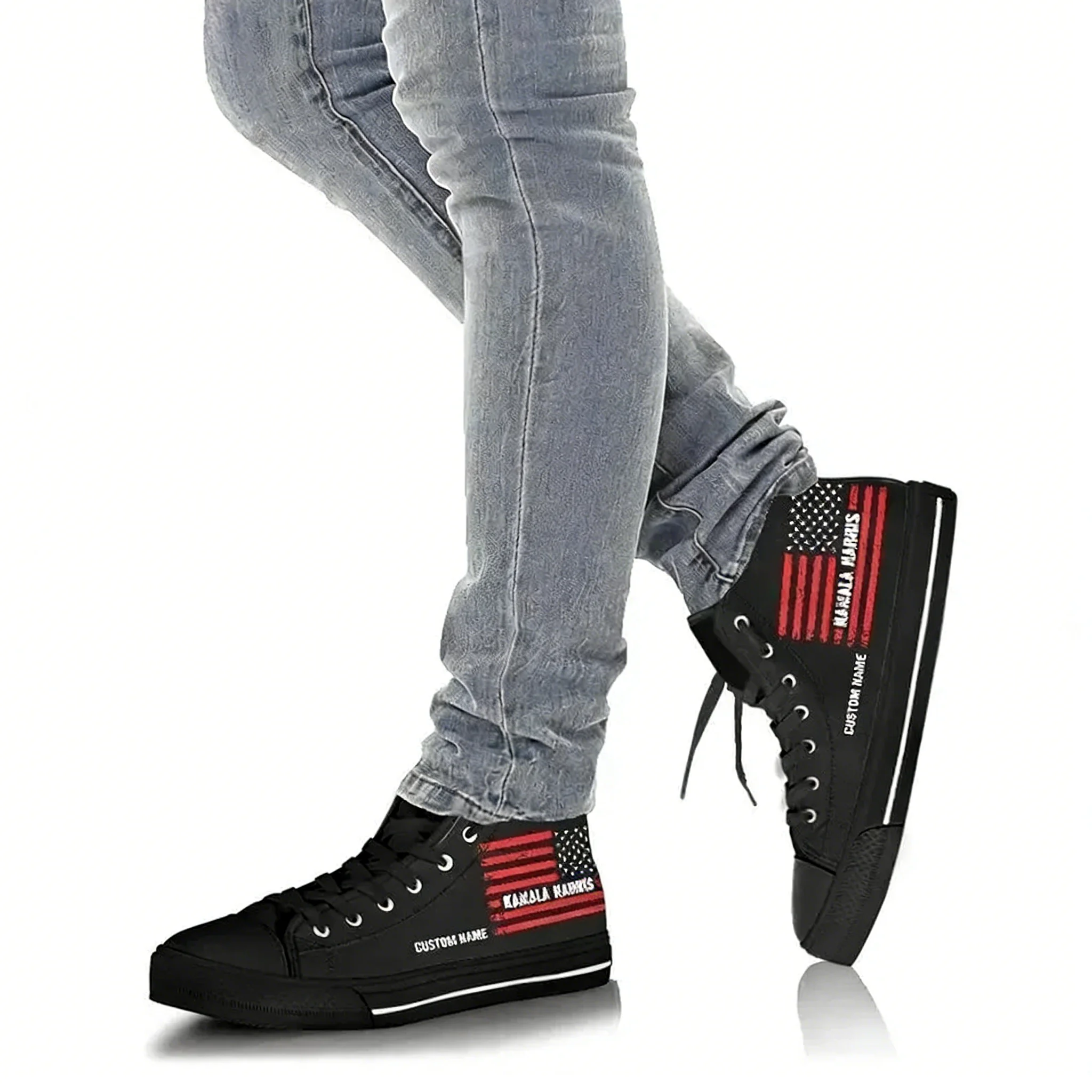 Elections Custom Name High Top - Women Shoes Name avis et prix