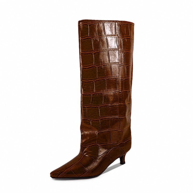 Kitten Heel Wide Calf Boots, C - Wide Fit Heels avis et prix