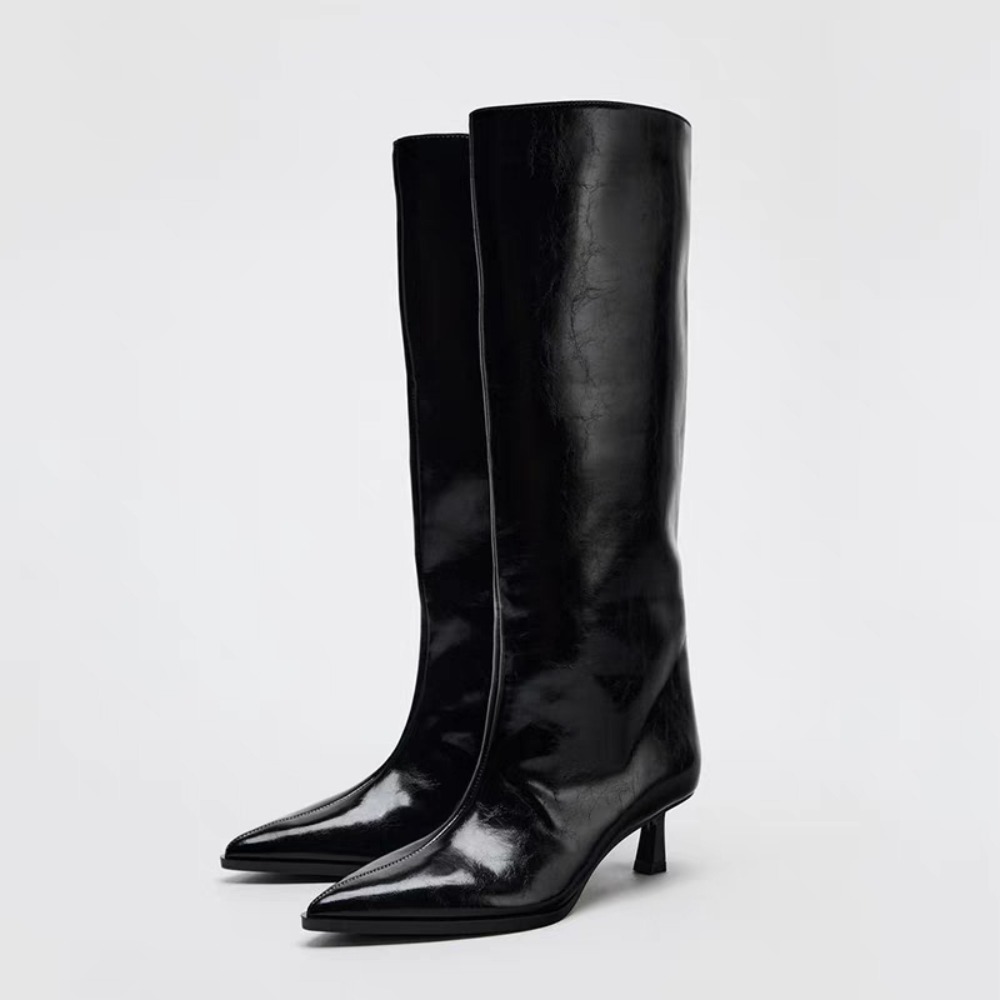 2026 Wide Boot Tube Pointed To - Wide Fit Heels avis et prix