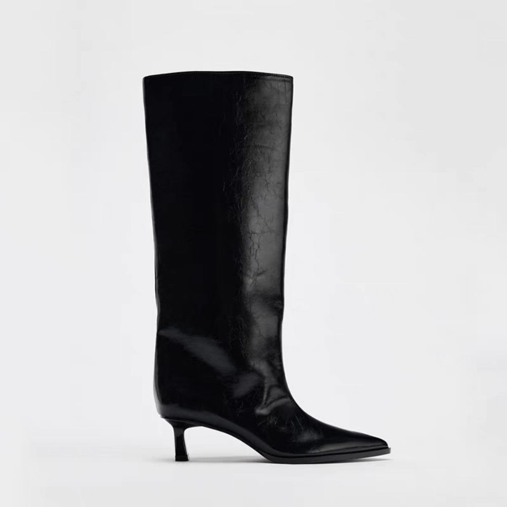2026 Wide Boot Tube Pointed To - Wide Fit Heels avis et prix